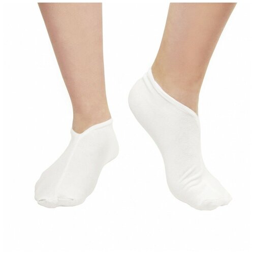 Beajoy, Хлопковые носочки, размер M, белые, 1 пара, 1 шт M