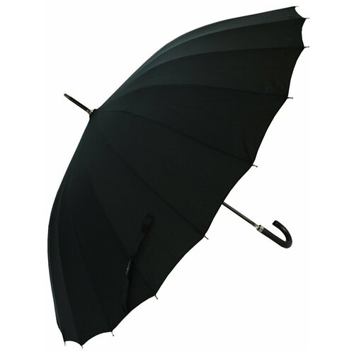 Большой мужской зонт трость, 16 спиц, диаметр купола 120см, полуавтомат