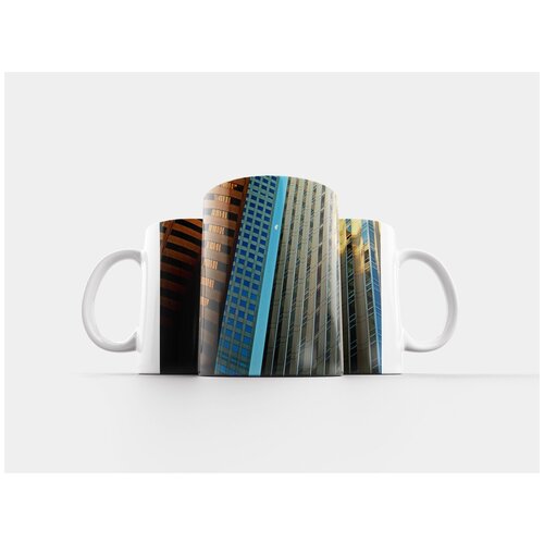 фото Кружка "городской пейзаж, небоскреб, город" 320 мл lotsprints