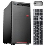 Системный блок (компьютер) Emilion WorkMach 2100 (Intel Core i3-2100/4GB/SSD 120GB/Wi-Fi/Office 19/Win 10 Pro/Клавиатура + мышь) - изображение