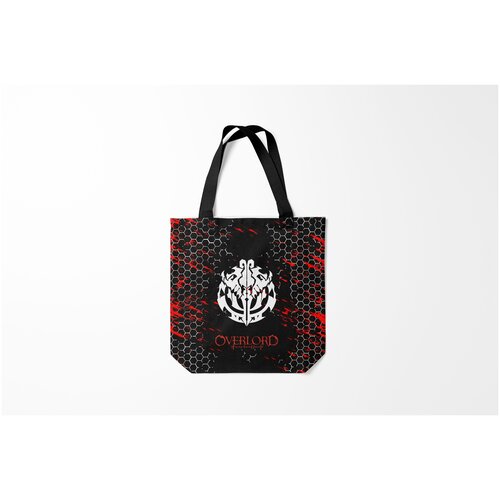 фото Сумка-шоппер / 40х40 см / аниме / overlord красные линии оверлорд burnettie