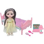 Кукла Funky Toys Малышка Лили и спальня, 16 см, FT72012 - изображение