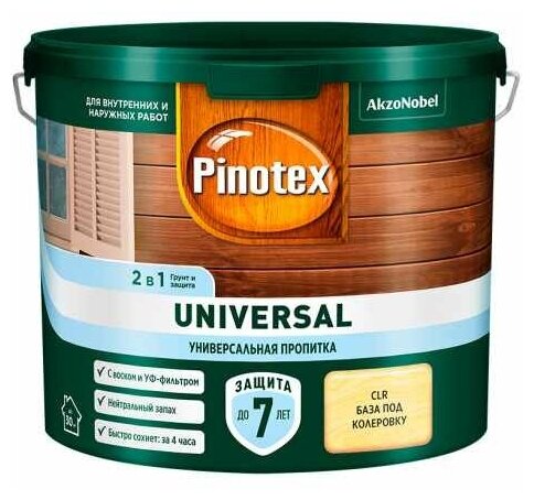 Пропитка универсальная акриловая Pinotex Universal 25 л (база CLR)