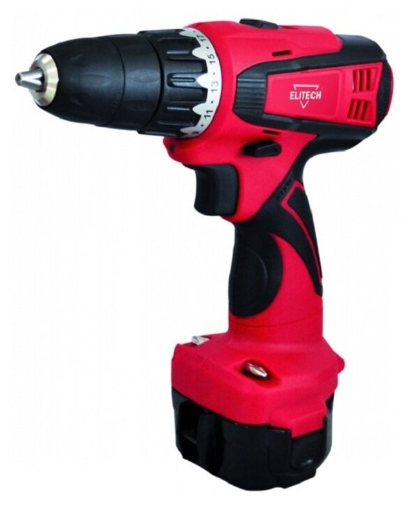 Дрель аккумуляторная Elitech KBA1420K2