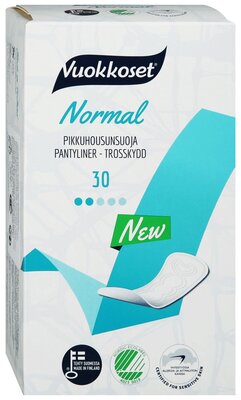 Vuokkoset прокладки ежедневные Normal Pantyliner, 2 капли