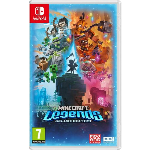 ps4 игра mojang minecraft legends deluxe edition Игра Nintendo Switch Minecraft Legends Deluxe Edition