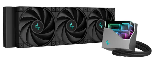 Кулер Deepcool Система водяного охлаждения Soc-AM5/AM4/1151/1200/1700 4-pin Al 300W 1856gr LED Ret