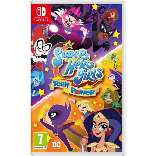 dc super hero girls harley quinn s spooky sticker Картридж для Nintendo Switch DC Super Hero Girls: Teen Power англ Новый