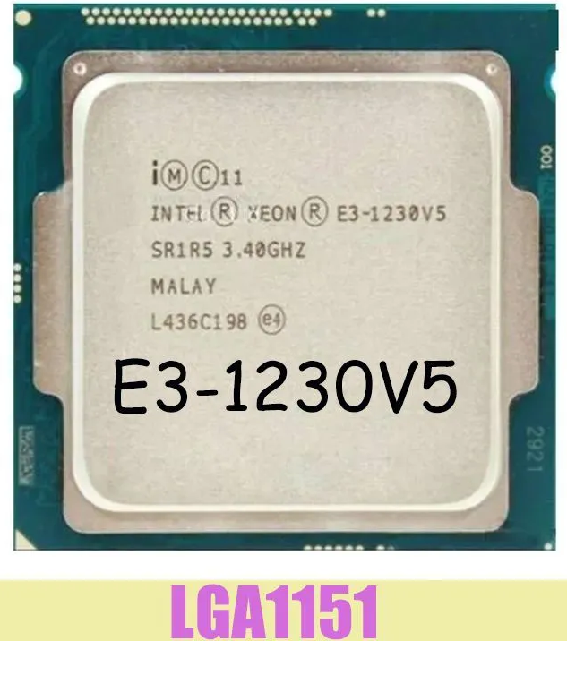 Процессор Intel Xeon E3-1230V5 LGA1151, 4 x 3400 МГц, OEM