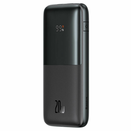 Портативный аккумулятор BASEUS Bipow Pro 20W, 3A, 10000 мА⋅ч, черный power bank 20000 mah baseus bipow pro digital display 22 5w blue