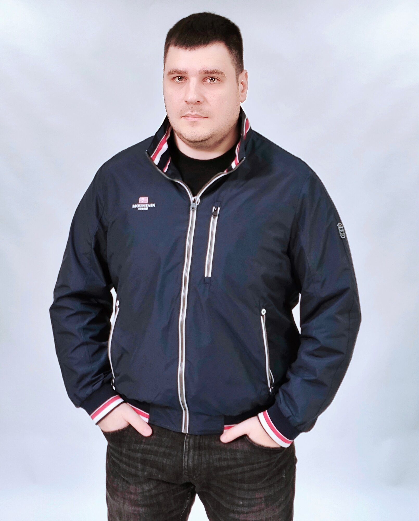 Ветровка ZAKA, размер 54, темно-синий