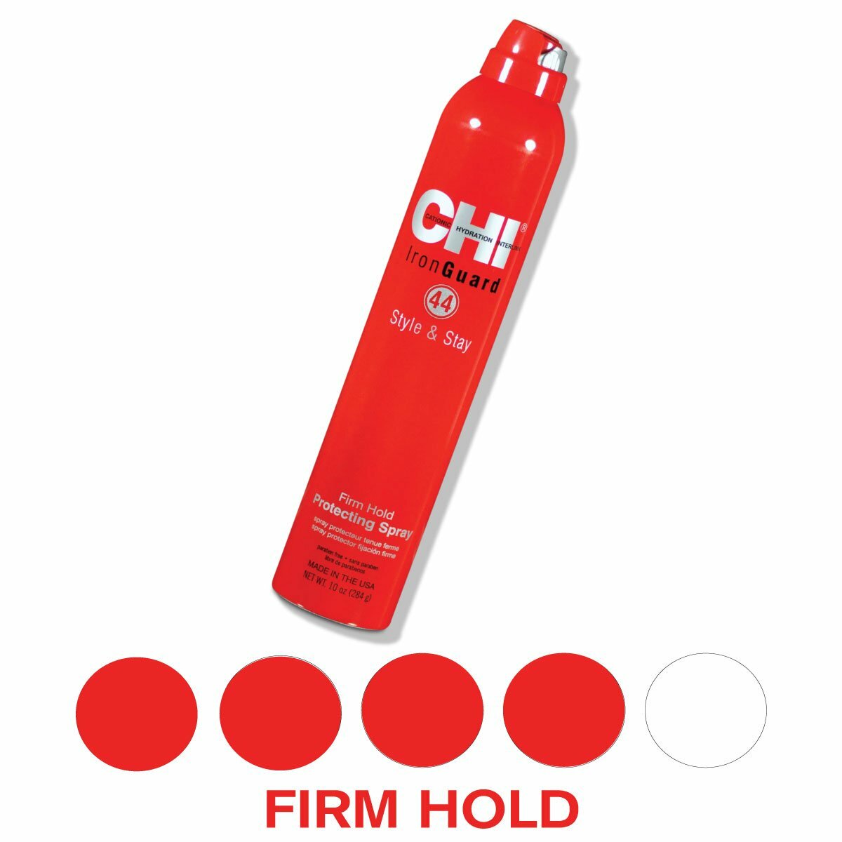 CHI 44 Iron Guard Firm Hold Protecting Spray -Термозащитный Спрей сильной фиксации 284 гр
