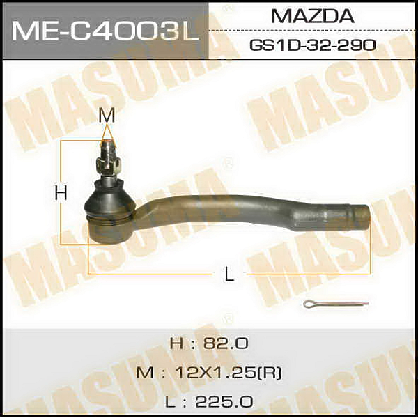 MASUMA ME-C4003L (GS1D32290) наконечник рулевой тяги