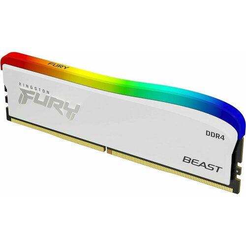Оперативная память 8Gb DDR4 3200MHz Kingston Fury Beast RGB KF432C16BWA8 429000₽