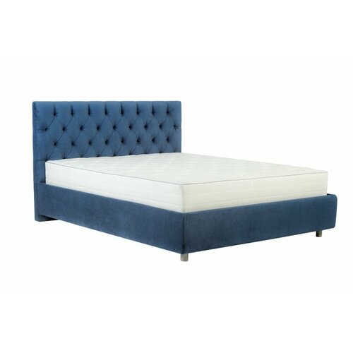 Кровать Эстер с ПМ (с бельевым ящиком) Тк. Sky Velvet 16 180x200