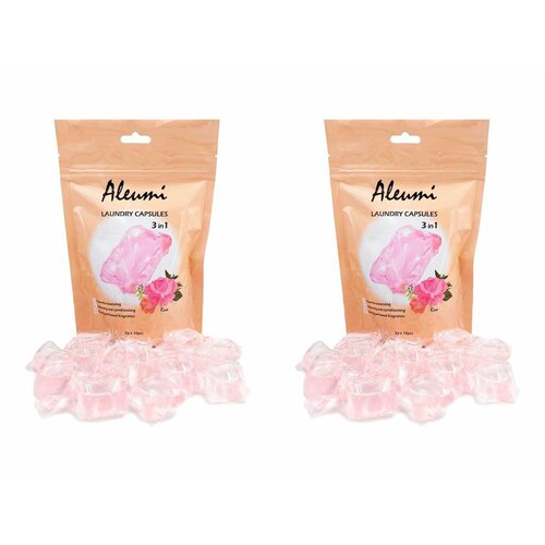 ALEUMI Капсулы для стирки Rose 3 в 1 10 шт 2 уп 796₽