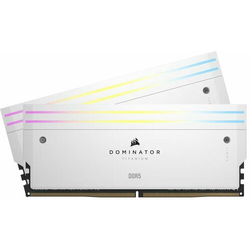 Оперативная память 96Gb DDR5 6600MHz Corsair Dominator Titanium RGB (2x48Gb KIT) (CMP96GX5M2B6600C32W)