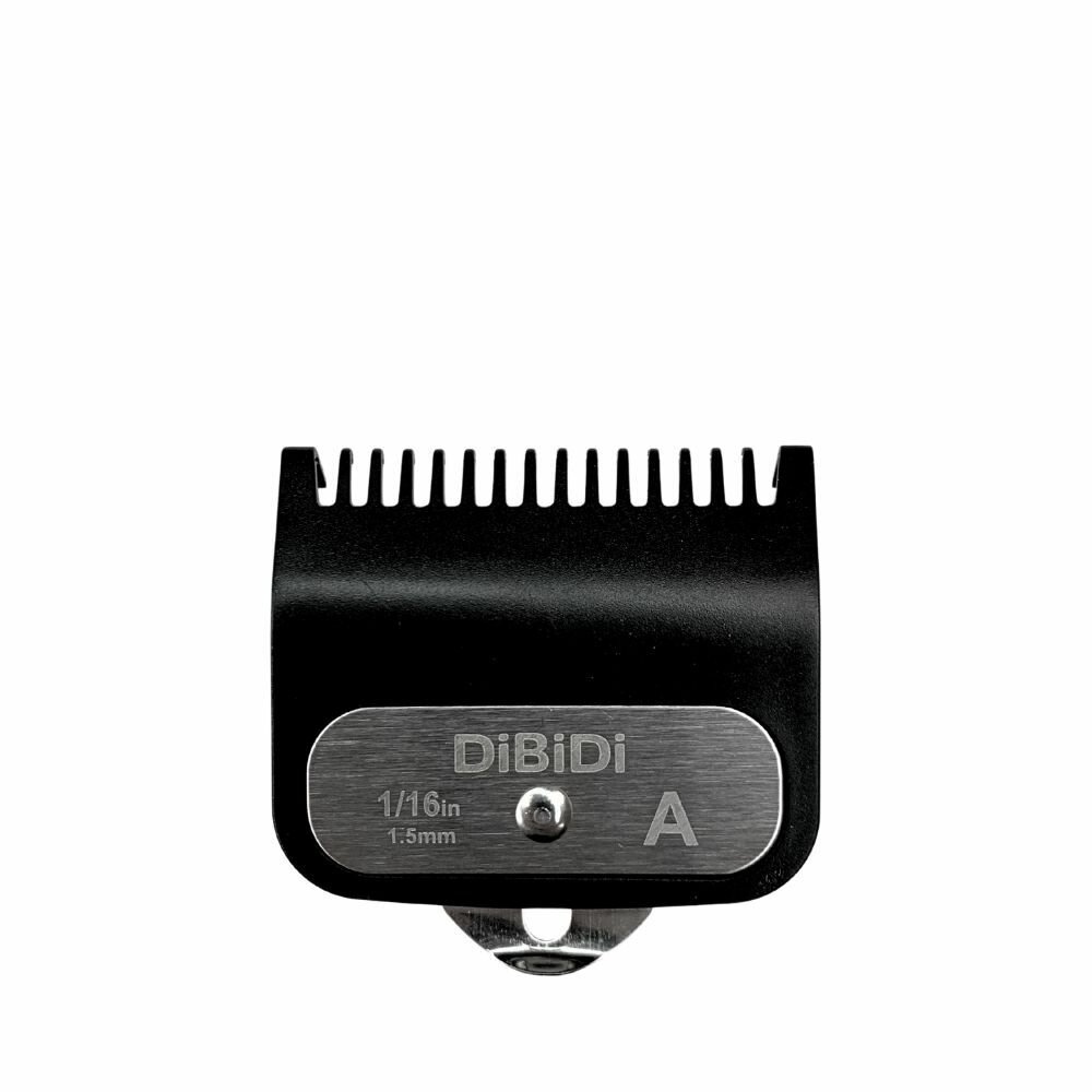 Пластиковая премиум насадка DiBiDi для машинок Wahl, BaByliss PRO 1,5мм (Черный)