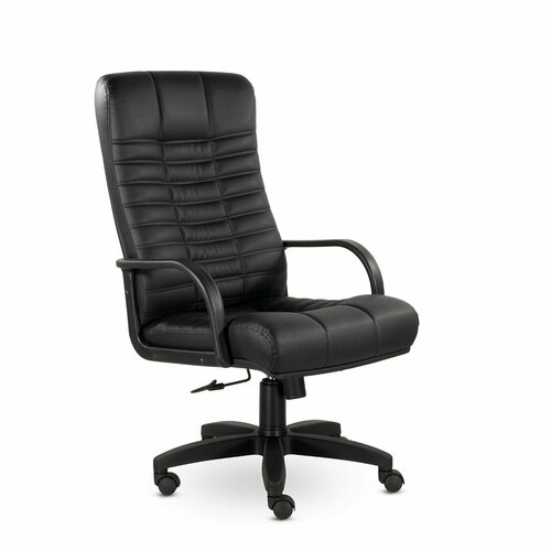 Компьютерное офисное кресло руководителя UTFC атлант В пластик К01 (Черное)