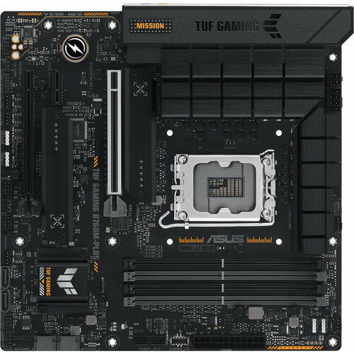 ASUS Материнская плата Asus TUF GAMING B760M-PLUS Soc-1700 Intel B760 4xDDR5 mATX AC97 8ch71 25Gg RAIDHDMIDP TUF GAMING B760M-PLUS 2587200₽