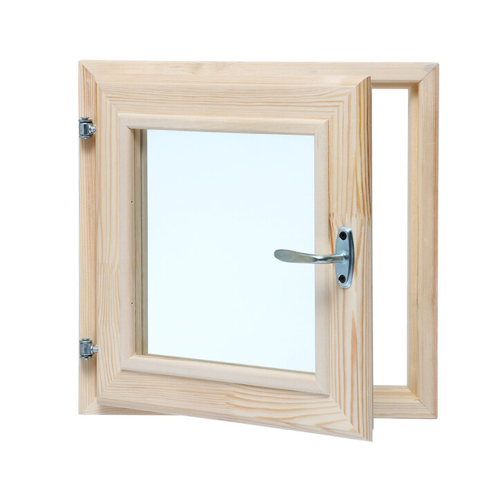Добропаровъ Окно, 40×40см, двойное стекло, из хвои
