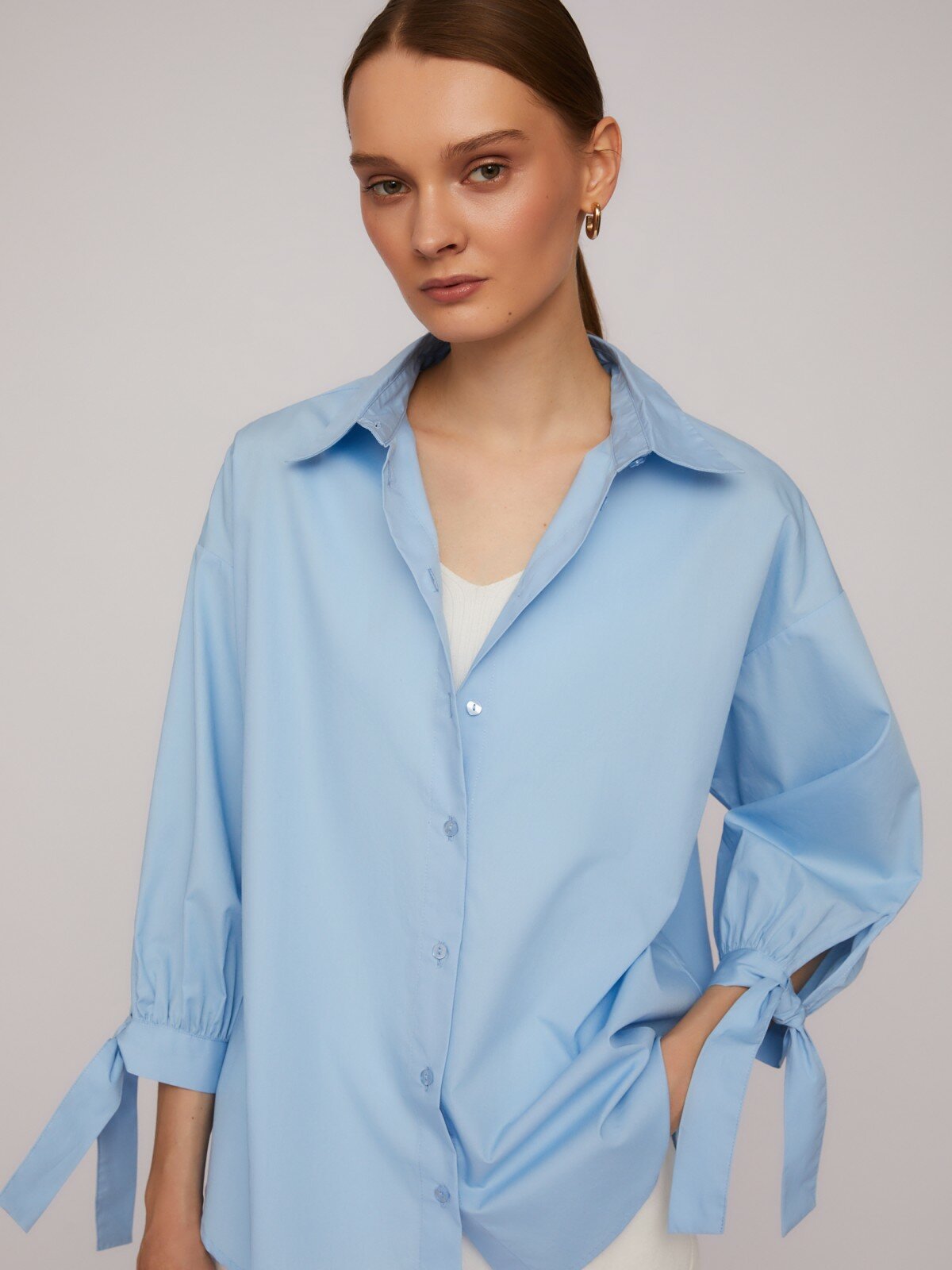 Рубашка Zolla, размер XS, blue — фото 1