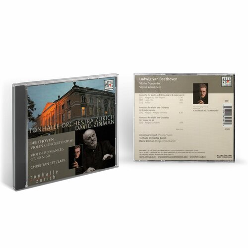 David Zinman & Christian Tetzlaff - Beethoven: Violin Concerto Op.61, Violin Romances Op.40 & 50 (1CD) 2006 Arte Nova Jewel Аудио диск
