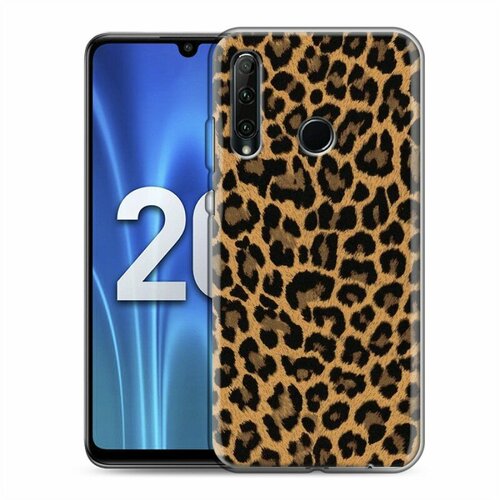 Дизайнерский силиконовый чехол для Huawei Honor 20 Lite Леопард узор силиконовый чехол леопард на honor 9s