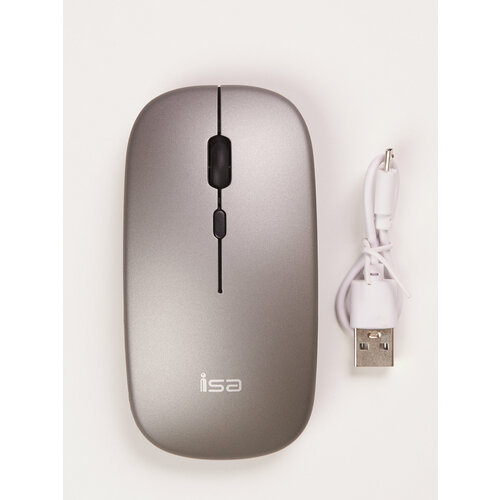 Мышь беспроводная оптическая ISA WM-1 500 mah 1200DPI Plug Play Золотистый 699₽