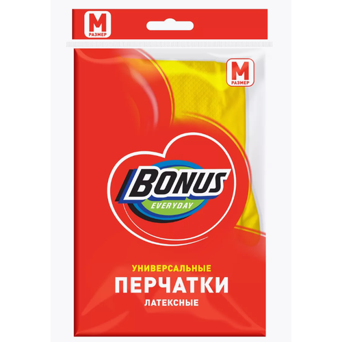 Перчатки латексные универсальные Bonus M 453₽