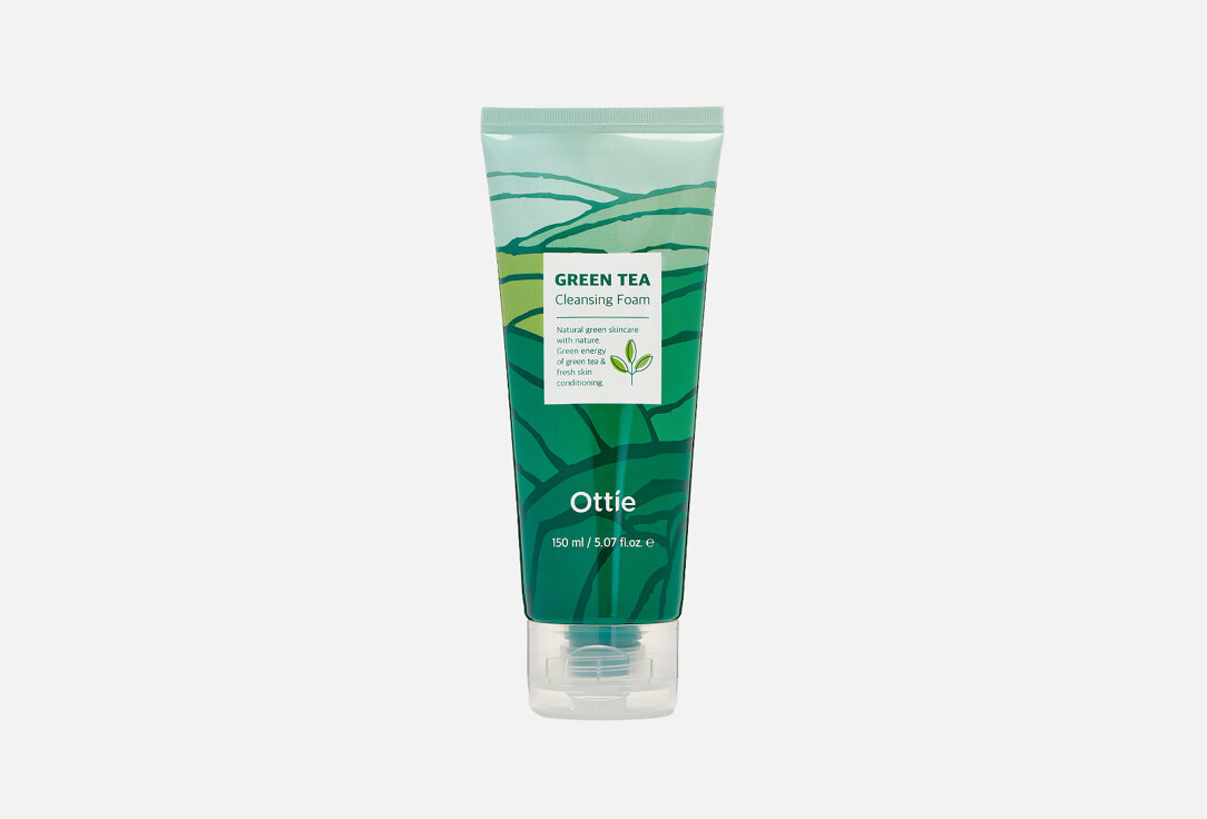 Очищающая пенка для лица Ottie, Green Tea Cleansing Foam 150мл