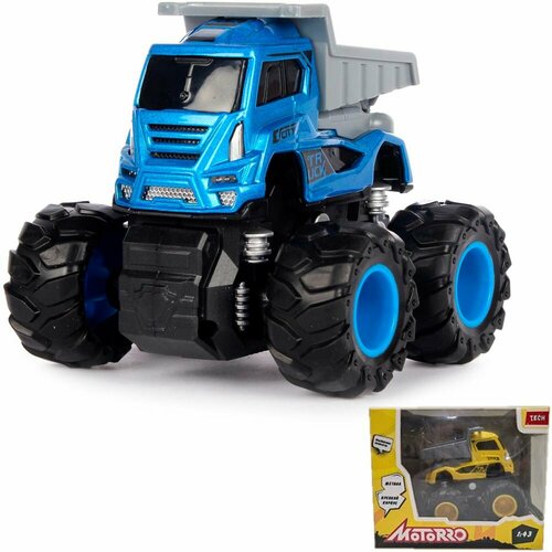 Машинка Модель 1:43 Big Foot серия Tech 23204 Motorro машинка металлическая инерционная big foot масштаб 1 43 тм motorro