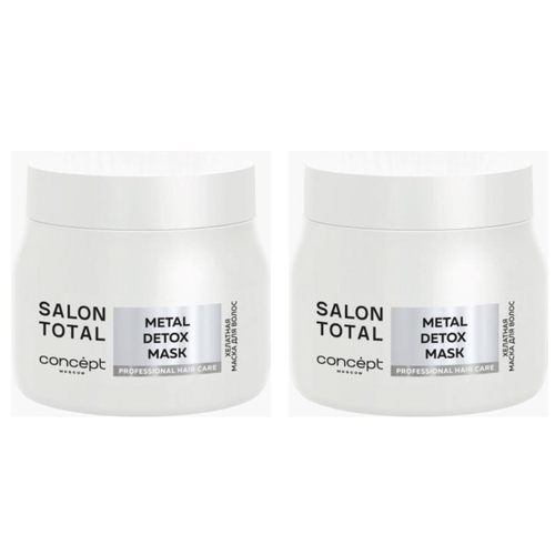 Маска хелатная для волос Concept Salon Total 500 мл 2 шт 2516₽
