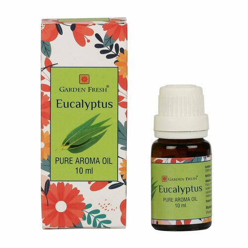 EUCALYPTUS Pure Aroma Oil, Garden Fresh (эвкалипт, чистое ароматическое масло, Гарден Фреш), 10 мл.