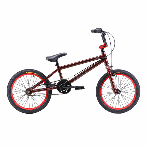 BMX 18 дюймов COMIRON WOOHOO. Велосипед Трюковый. Цвет OPALE RED