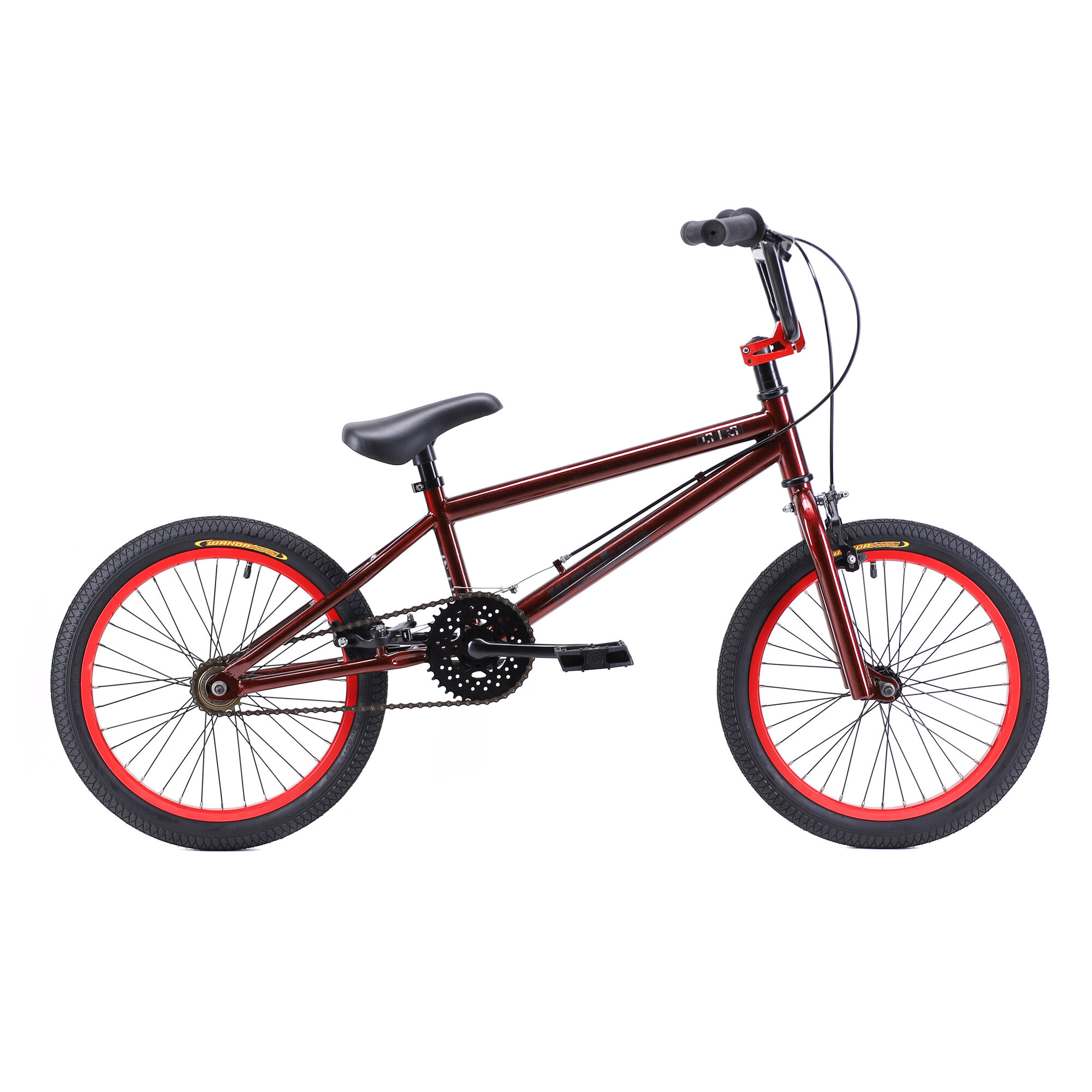 BMX 18" дюймов COMIRON WOOHOO. Велосипед Трюковый. Цвет DARK RED