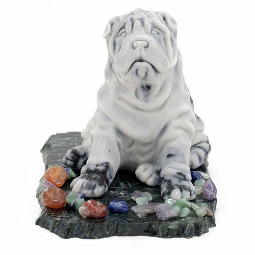 Шарпей - статуэтка из мраморной крошки для любителей животных 1750₽
