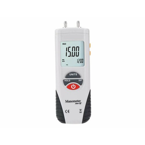 цифровой манометр ht 1895 digital manometer манометр газовый значение манометра давления манометры для измерения давления подарочная упаковка Манометр для измерения давления воздуха - HTI-1895-HT (9V) (E11017CI), манометр для измерения газа, регулятор давления воздуха и жидких сред.