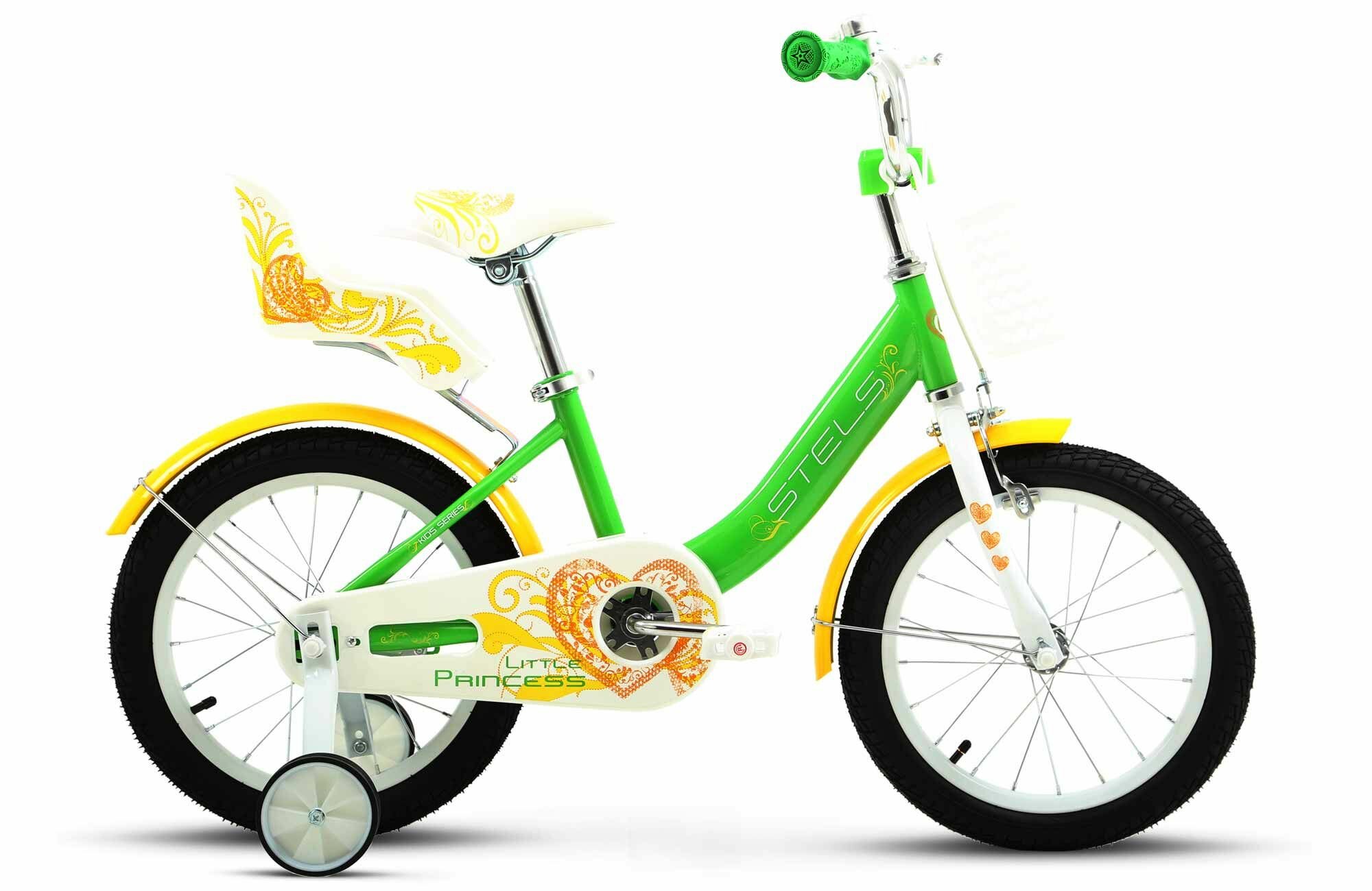 Детский велосипед Little Princess KC 16" Z010 9.8" Салатовый