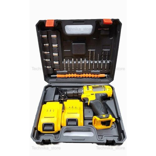 Дрель-шуруповерт 12V в кейсе набор инструментов 2890₽