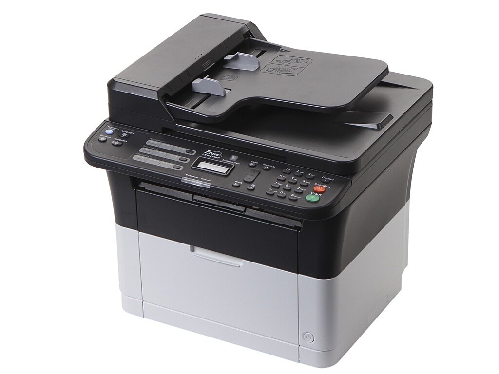 МФУ лазерное монохромное Kyocera Ecosys FS-1025MFP A4, ADF, 25 стр\мин, Duplex, RJ-45, USB 2.0, Белый/Черный 1102M63RU2 - фото №17