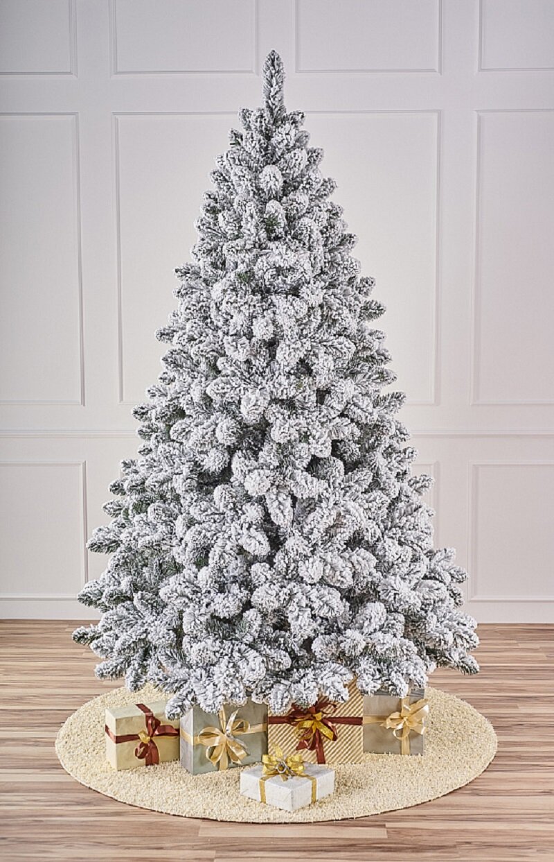 Ель искусственная заснеженная Амурская 1,8 м / Бренд Max Christmas