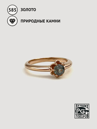 Изображение товара Кольцо, красное золото, 585 проба, александрит