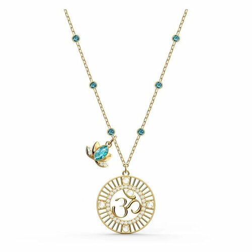 Колье SWAROVSKI кристаллы Swarovski длина 38 см зеленый 13088₽