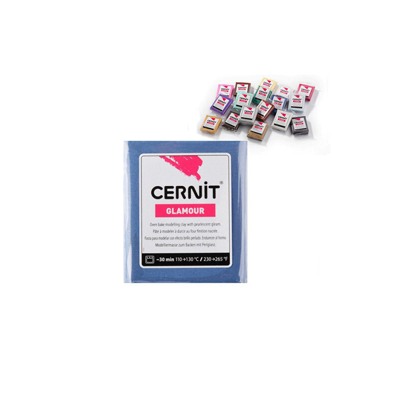 Полимерный моделин "Cernit-Glamour" 56гр./темный синий 246