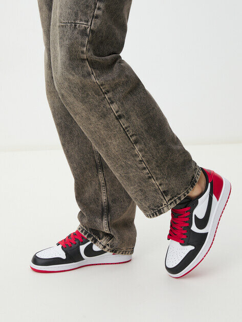 Кеды NIKE, размер 43 EU, красный — фото 1