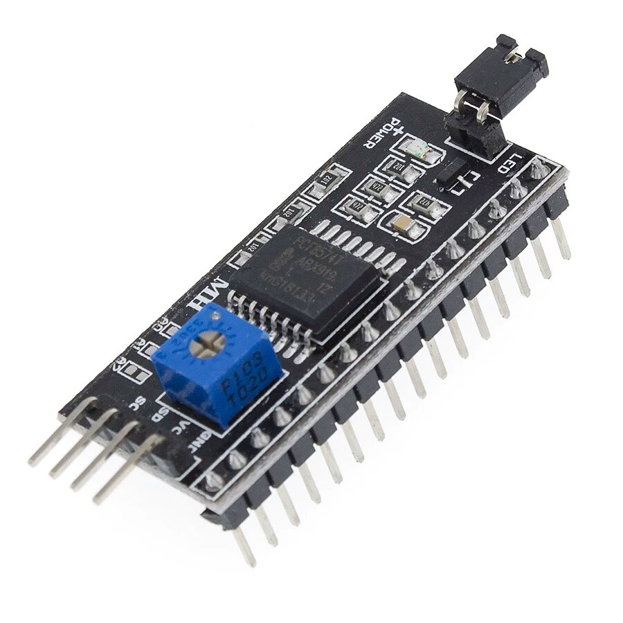 ЖК-дисплей PCF8574T/PCF8574 1602-I2C для Аrduino, 5 В, PCF8574 I2C Adapter