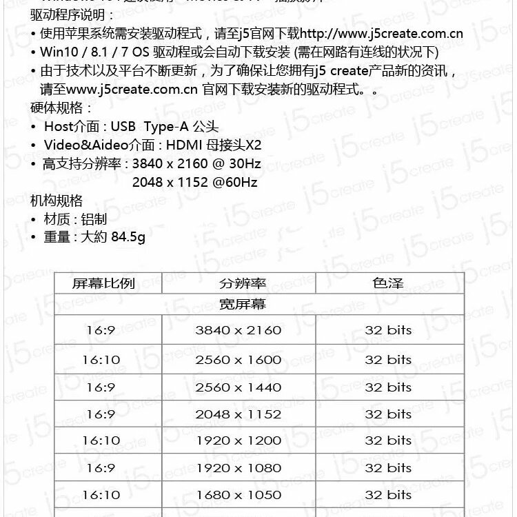 j5create USB Type-A 3.0 - 2 HDMI (JUA365) - фото №17