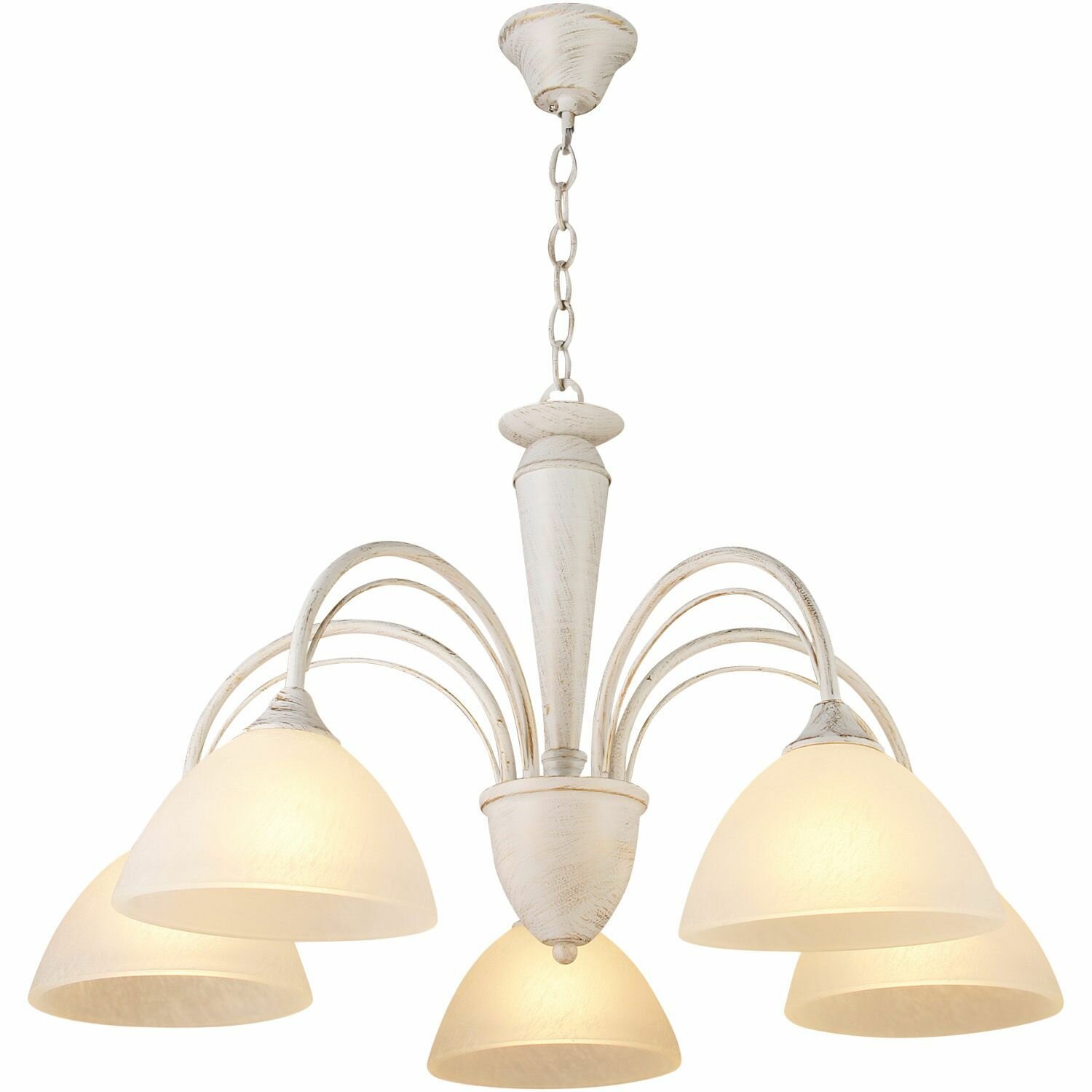 Люстра подвесная CC12455/5 Цвет - Белый E27