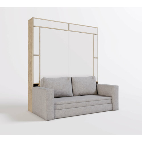 Шкаф кровать-трансформер с диваном Летто Гранде 1400 Форма Лайт Сканд